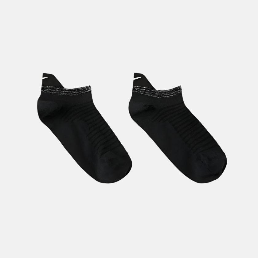 nike running socks black