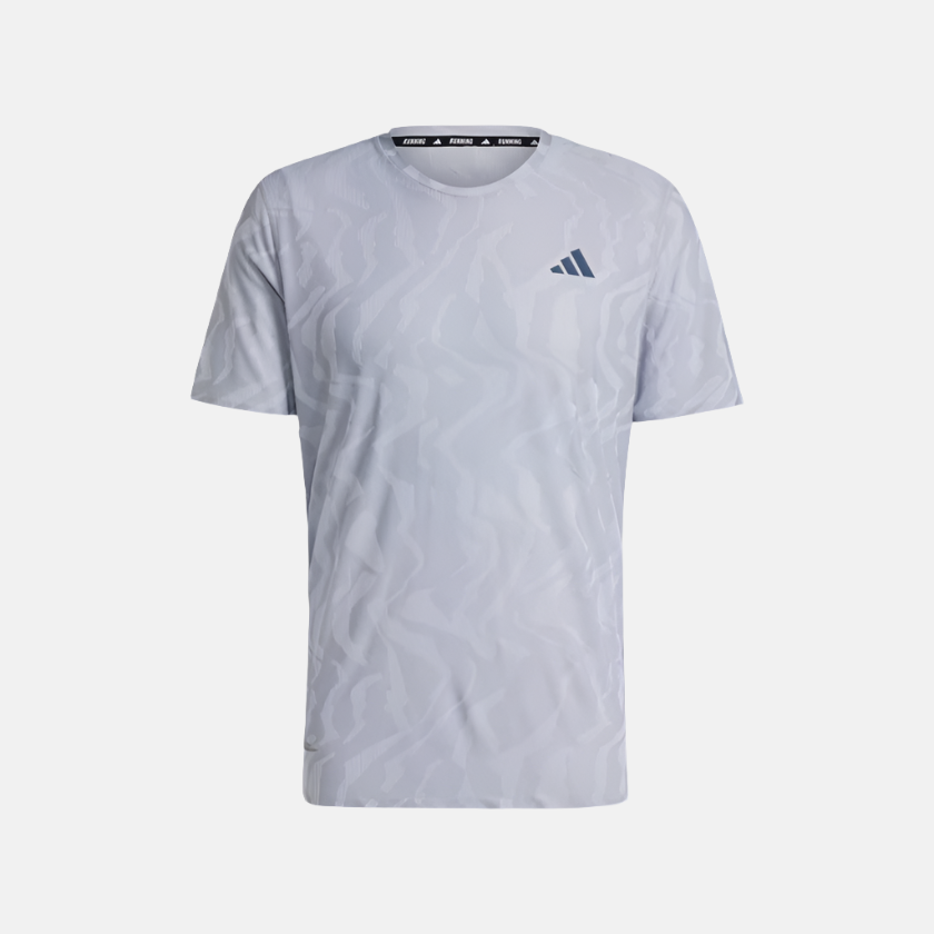 Adidas Ultimate Engineered Men's Running T-shirt -Halo Silver