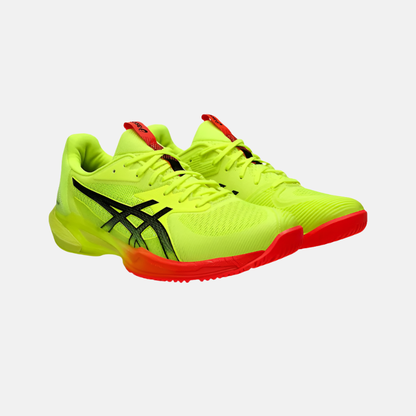 Asics Solution Speed FF 3 Paris Men's Tennis Shoes -Safety Yellow/Black