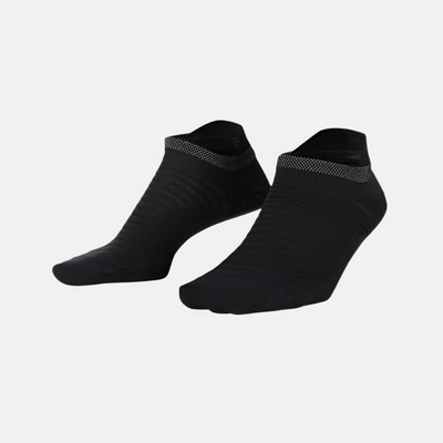 Nike Spark Lightweight No-Show Running Socks -Black/Reflect Silver