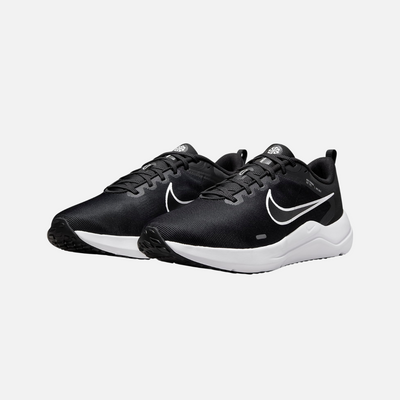 Nike Downshifter 12 Men's Road Running Shoes -Black/Dark Smoke Grey/Pure Platinum/White