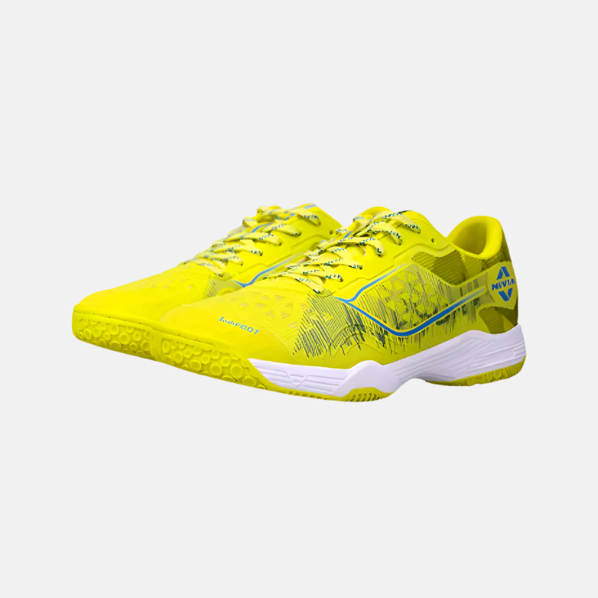 Nivia HY-Court 3.0 Kids Boy Badminton Shoes -Yellow Plum