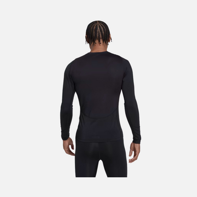 Adidas Techfit Long Sleeve Men's Training T-shirt -Black