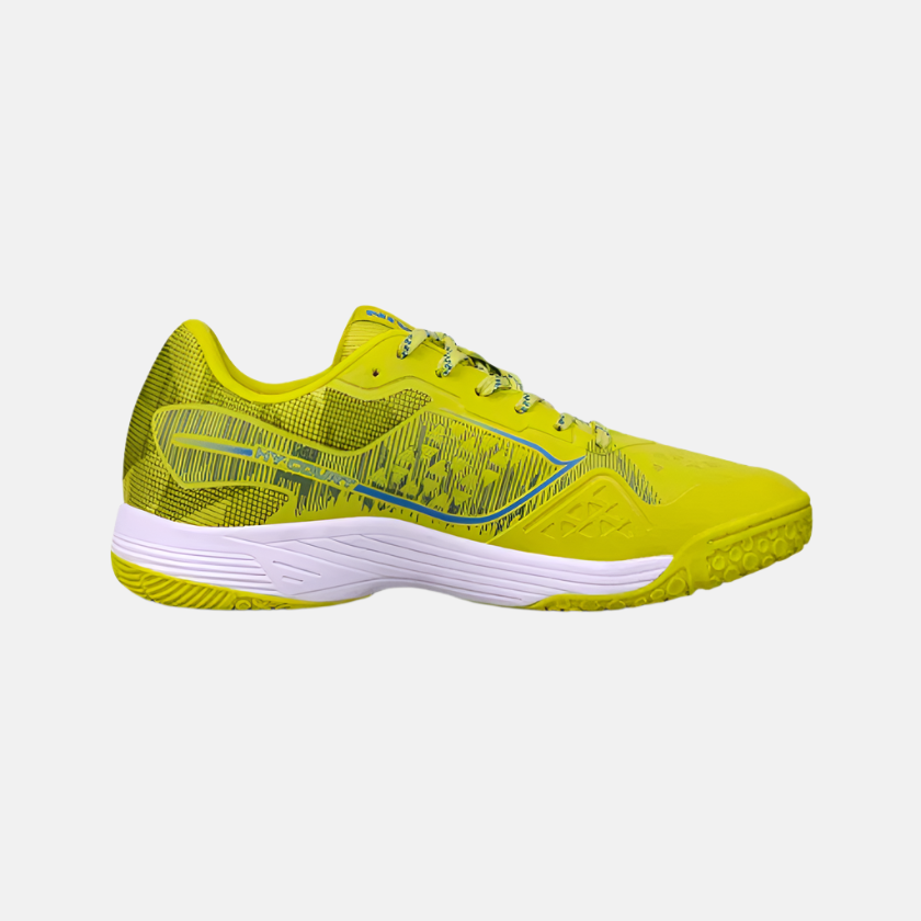 Nivia HY-Court 3.0 Kids Boy Badminton Shoes -Yellow Plum