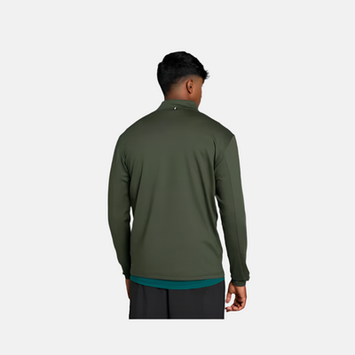 Puma Run Cloudspun Full Zip Men's Running Jacket -Dark Olive/Black