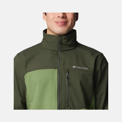 Columbia Omnishield Cruiser Valley II Softshell Water and Wind Resistant Men's Jacket -Green