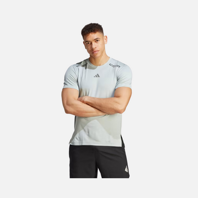 Adidas Heat.Rdy Hiit Elevated Men's Training T-shirt -Wonder Silver