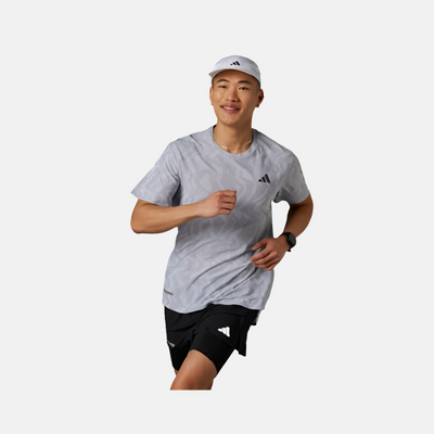 Adidas Ultimate Engineered Men's Running T-shirt -Halo Silver