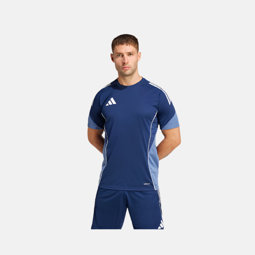 Adidas Tiro 25 Competition Men's Football Training Jersey -Team Navy Blue 2/Crew Blue