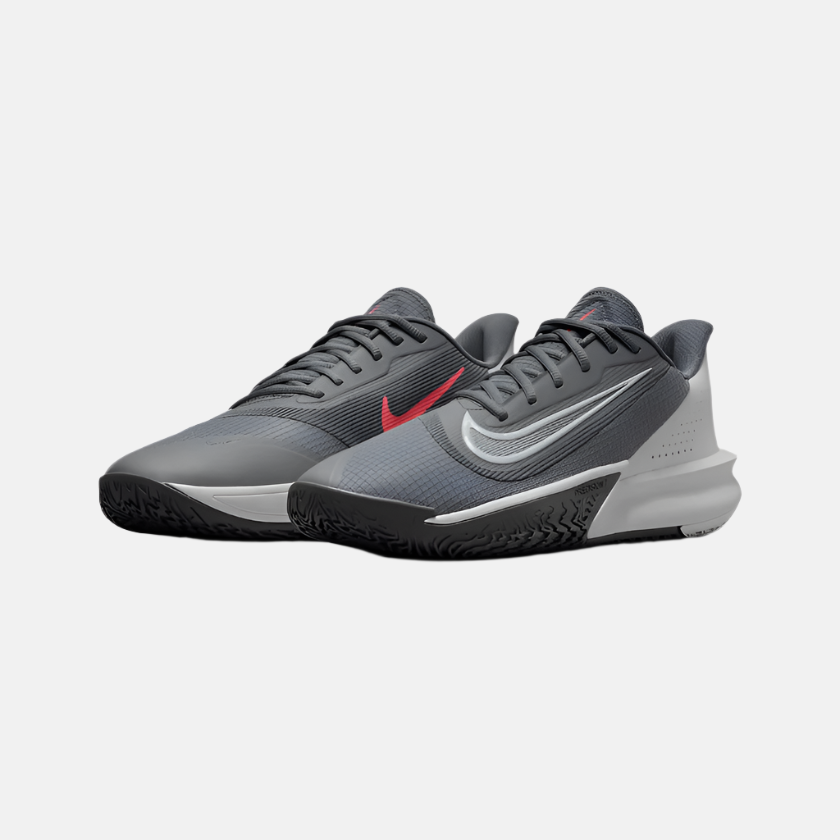 Nike Precision 7 Men's Basketball Shoes -Smoke Grey/Iron Grey/Hot Punch/Photon Dust