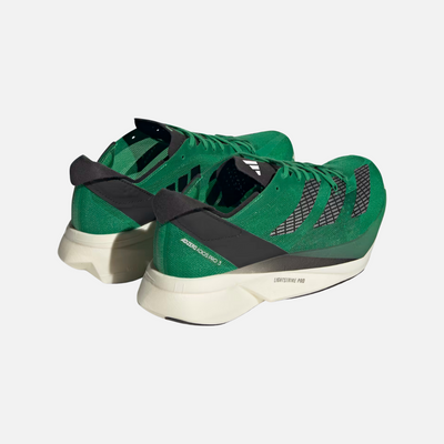 Adizero Adios Pro 3 Unisex Running Shoes -Green/Core Black/Night Metallic