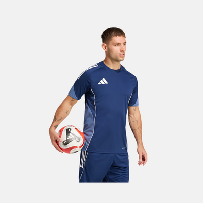 Adidas Tiro 25 Competition Men's Football Training Jersey -Team Navy Blue 2/Crew Blue