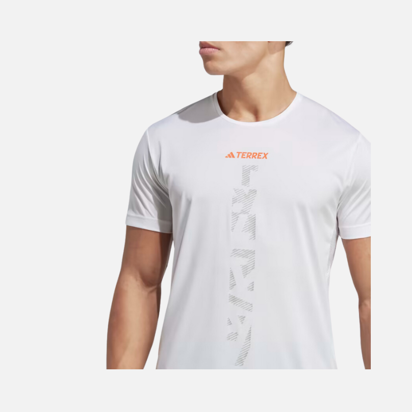 Adidas Terrex Agravic Trail Men's Running T-shirt -White