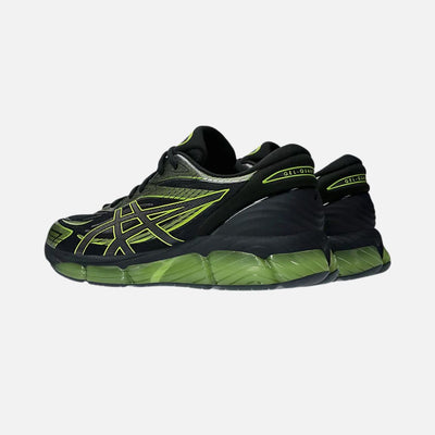 ASICS GEL-QUANTUM 360 VIII mens walking/lifestyle shoes -BLACK/GREEN APPLE