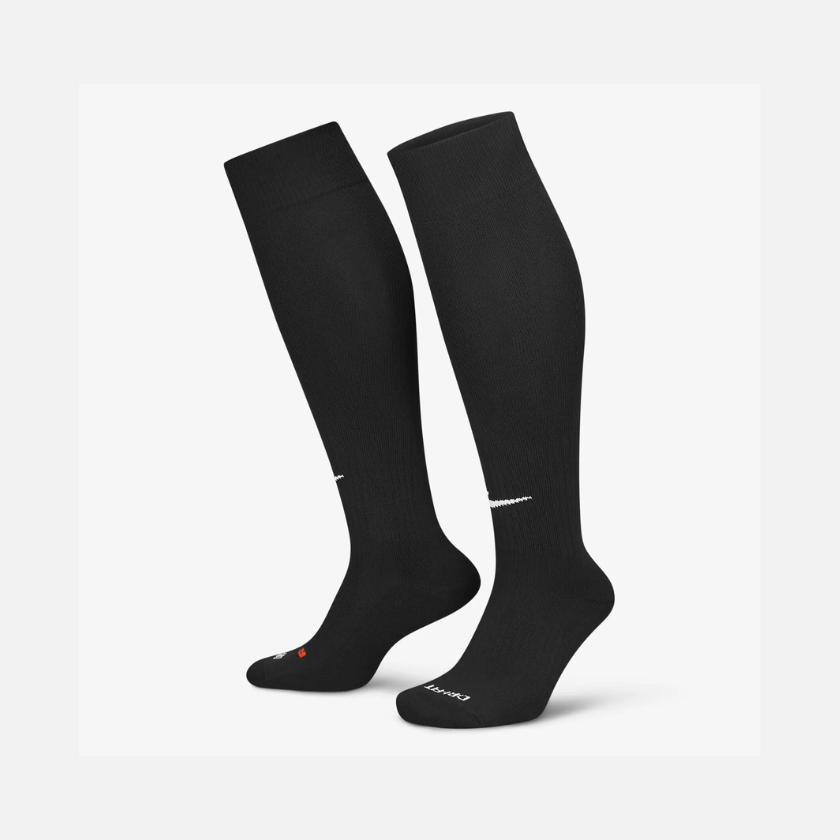 Nike Classic 2 Cushioned Over-the-Calf Socks -Team Black/White