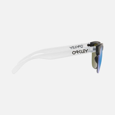 Oakley Frogskins Lite Sunglasses Matte Black/Prizm Sapphire Lenses
