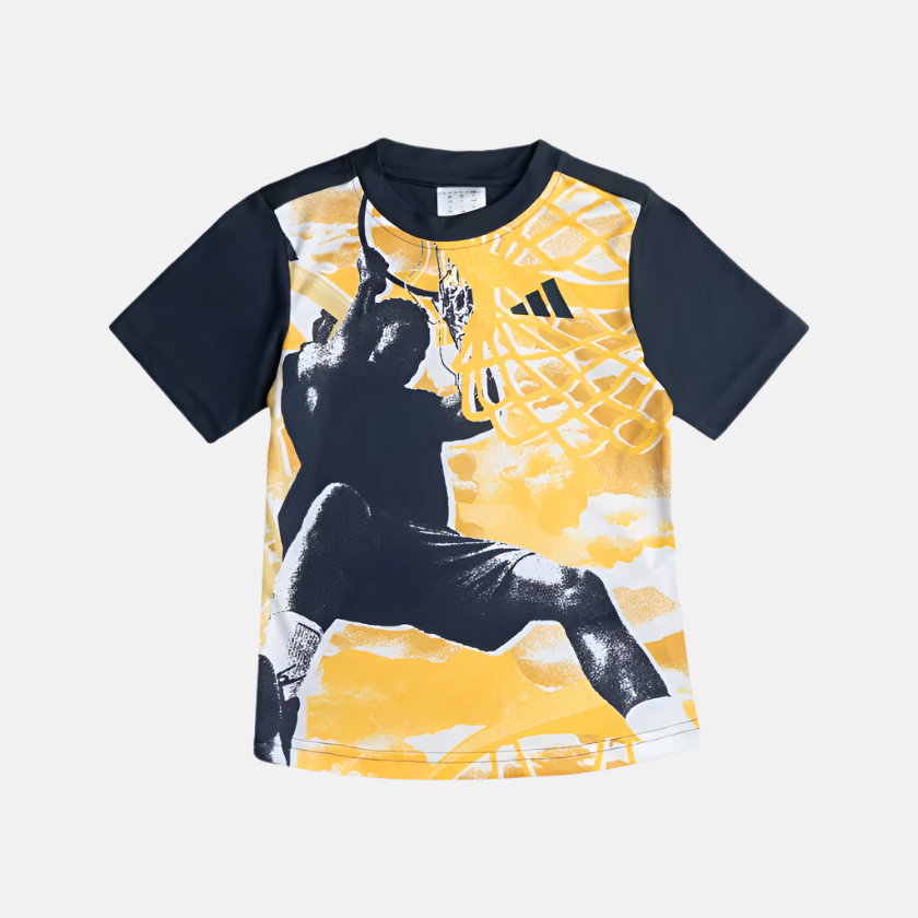 Adidas Sub Graphic Kids Girl T-shirt (5-15year) -Aurora Ink