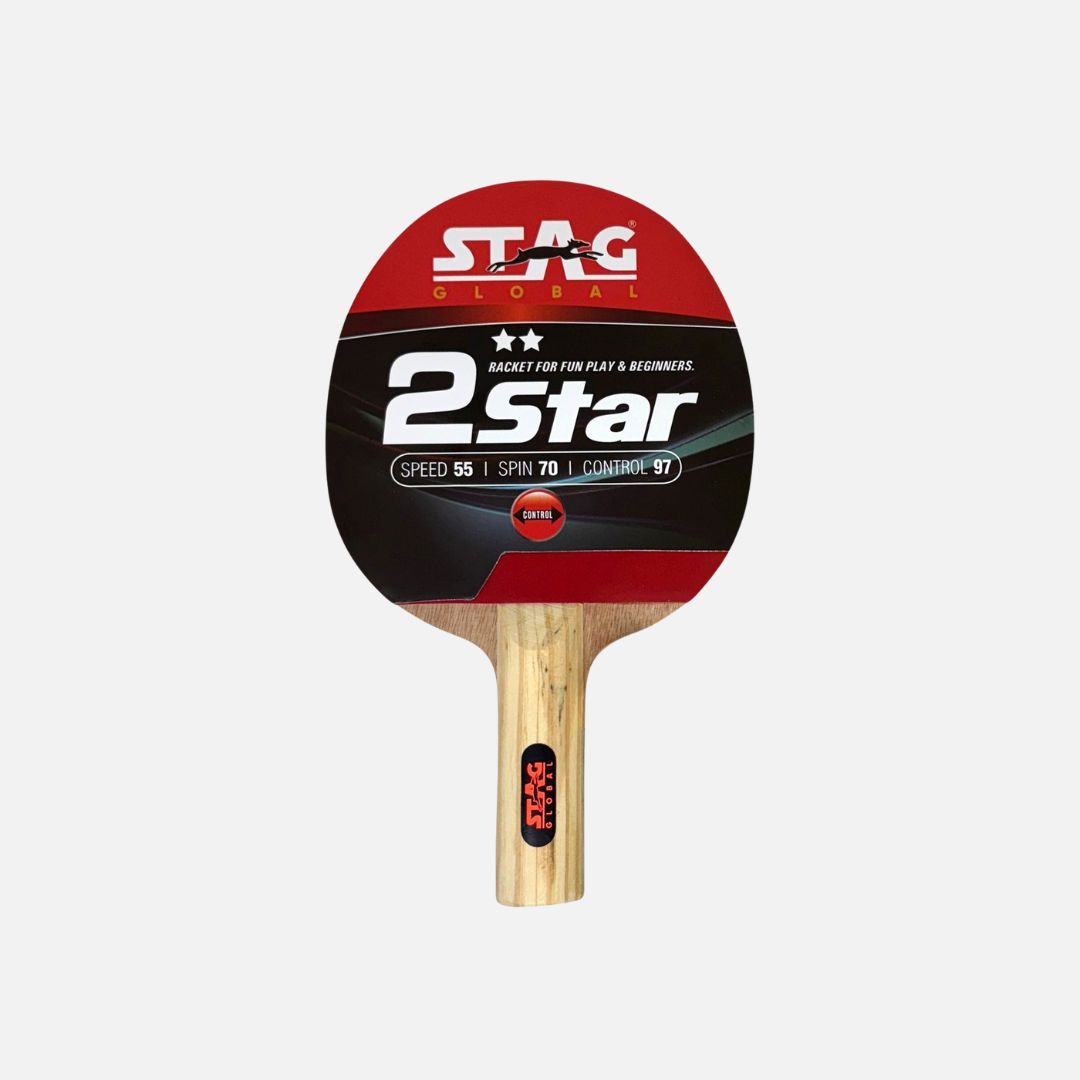 STAG GLOBAL 2 Star Table Tennis Racket | 190 Grams |