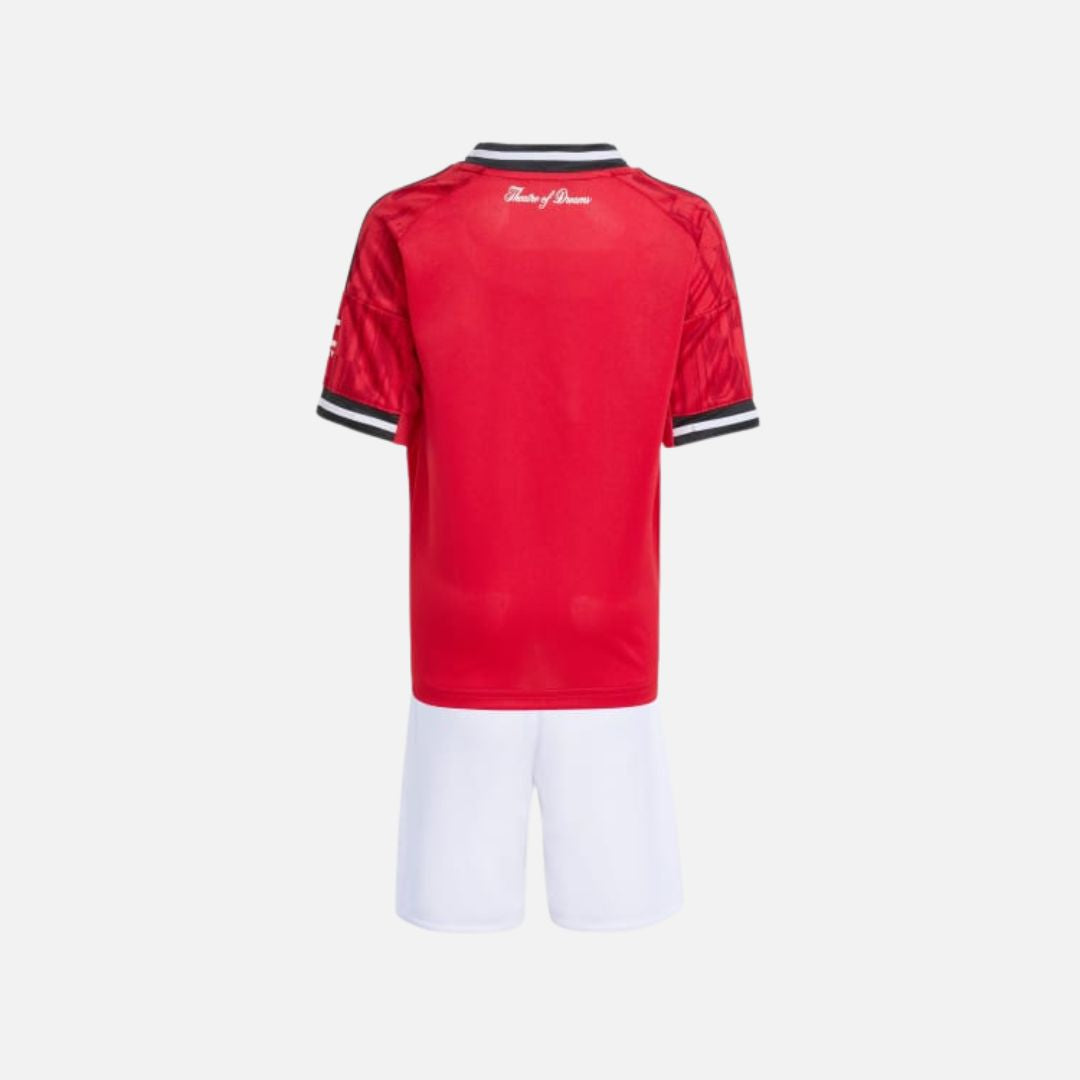 Adidas Manchester United 25/26 Home Mini Kit Kids Mufc Red