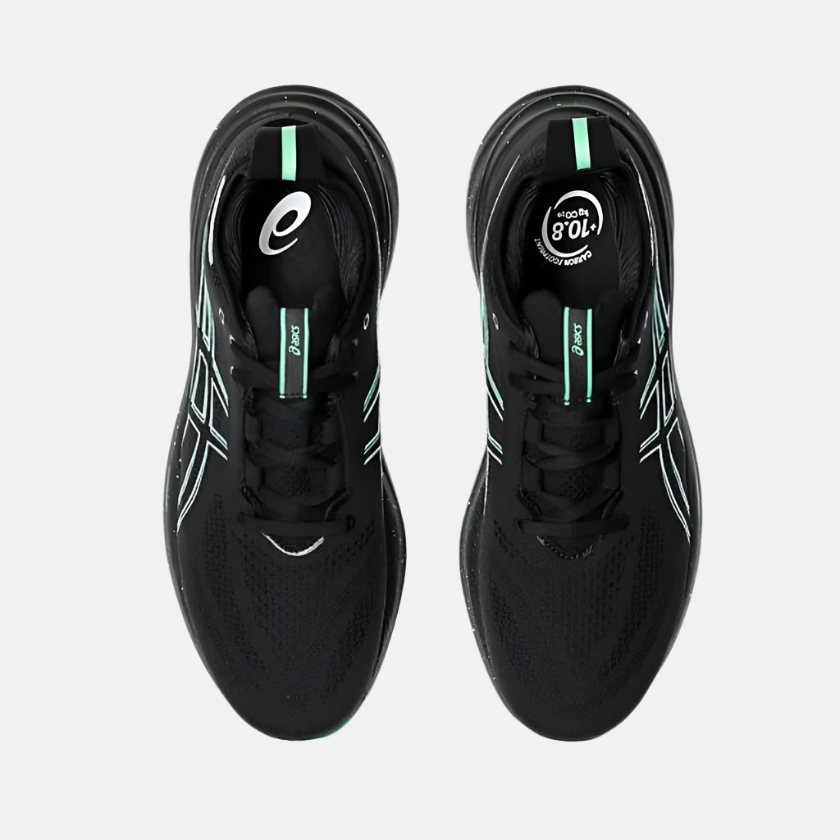 Asics Gel-Nimbus 26 Men's Running Shoes -Black/Soothing Sea – Gambol