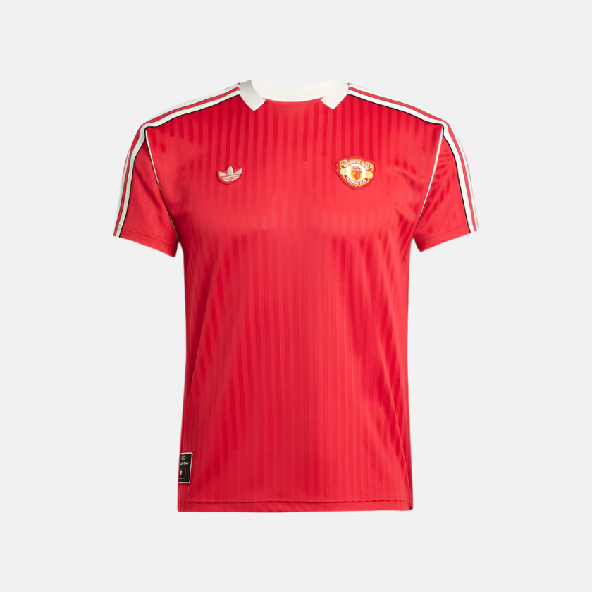 Adidas Manchester United Terrace Icons Football Jersey Gender Neutral -Mufc Red