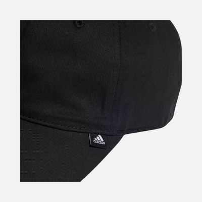 Adidas 3 Stripes Baseball Training Cap -Black/Black/White