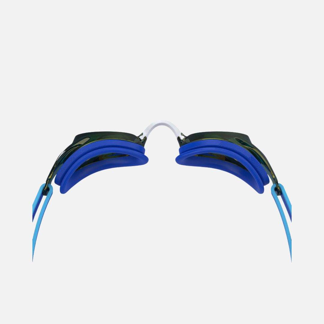 Speedo Unisex Kids Vanquisher 3.0 Mirror Lens Swim Goggles (Age Range - 6-14 Years) - Blue