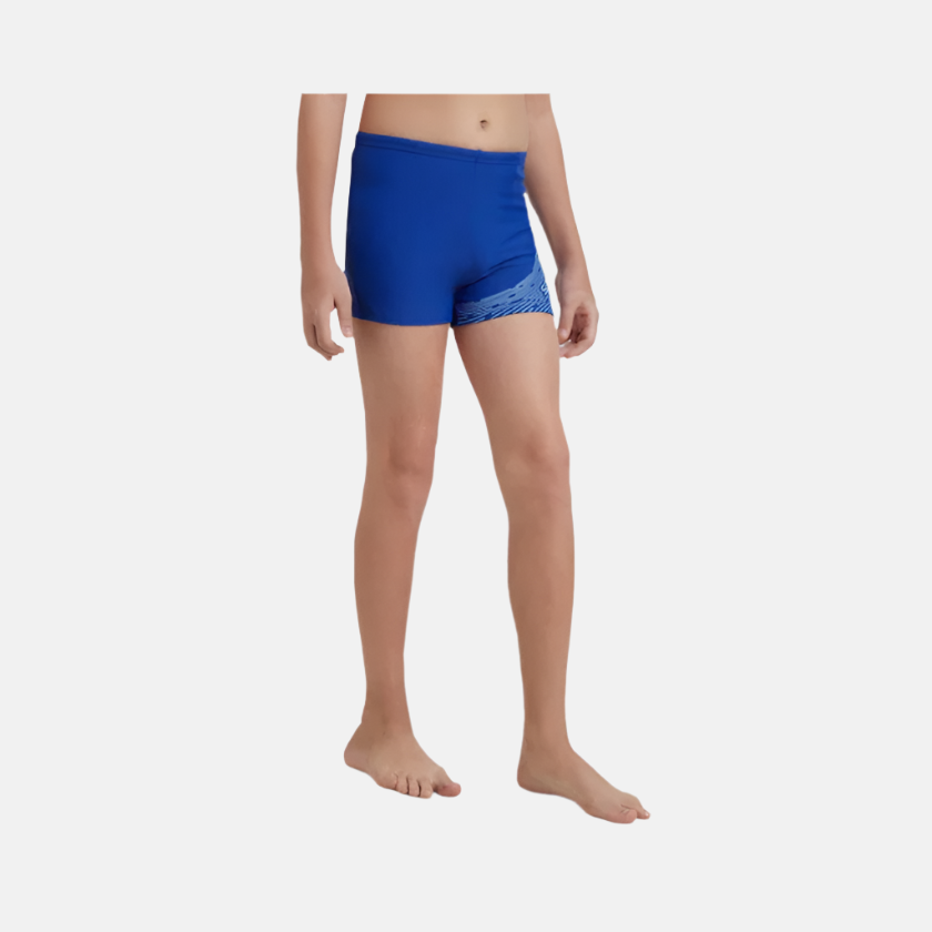 Speedo Endurance 10 Medley Logo Boy's Aquashort -True Cobalt/Curious Blu