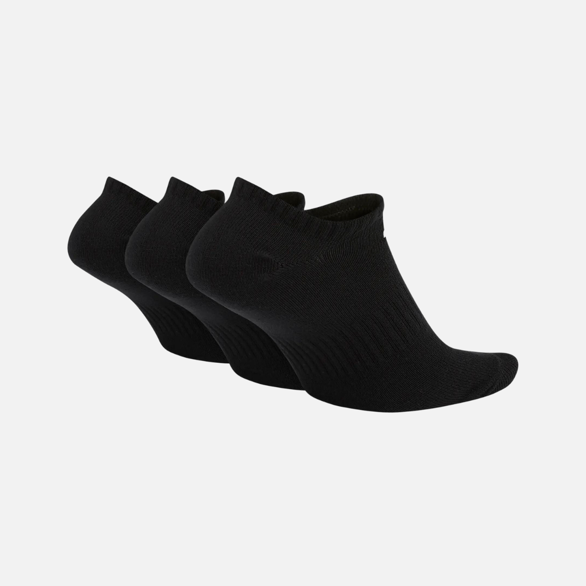 Nike Everyday Lightweight Training No-Show Socks (3 Pairs) -Black/White