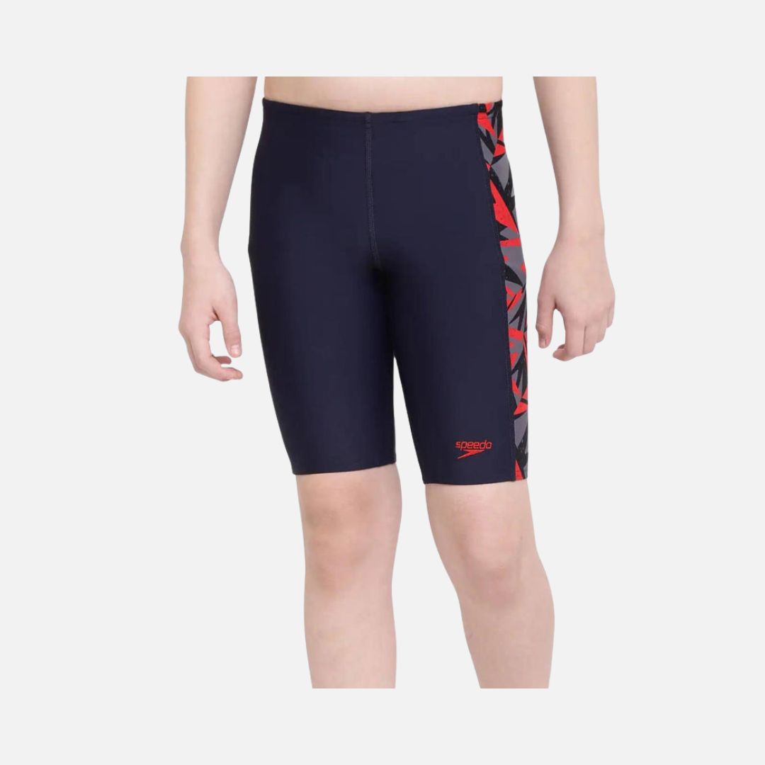 Speedo Boy's Endurance 10 Hyperboom Panel Print Jammer