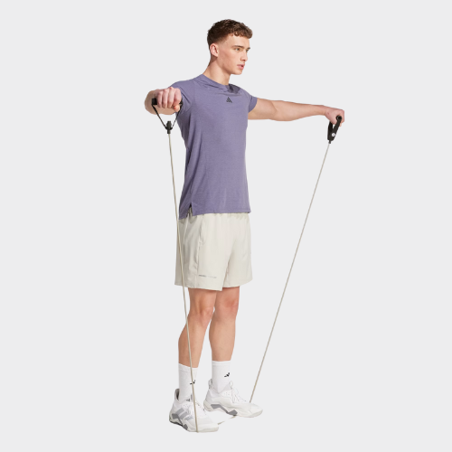 Adidas Designed for Training Workout Mens Tee - VOILET