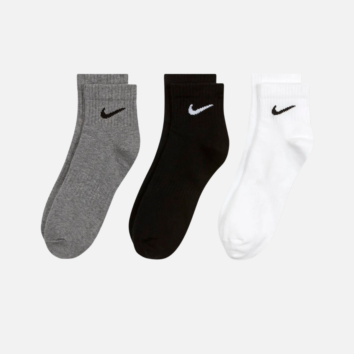 Nike Everyday Lightweight Training Ankle Socks (3 Pairs) - Multi-Colour