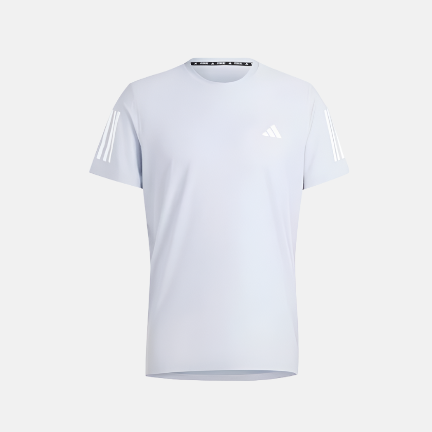 Adidas Own The Run Men Running T-Shirt -Halo Silver