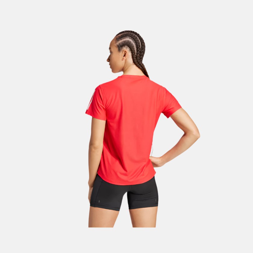 Adidas Own The Run Women's Running T-shirt - Pure Ruby