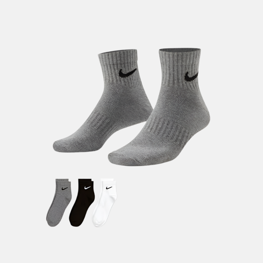 Nike Everyday Lightweight Training Ankle Socks (3 Pairs) -Multi-Colour