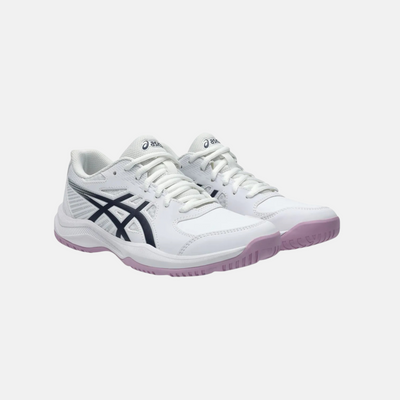 ASICS Court Slide 4 Women's Tennis Shoes – White/Indigo Fog
