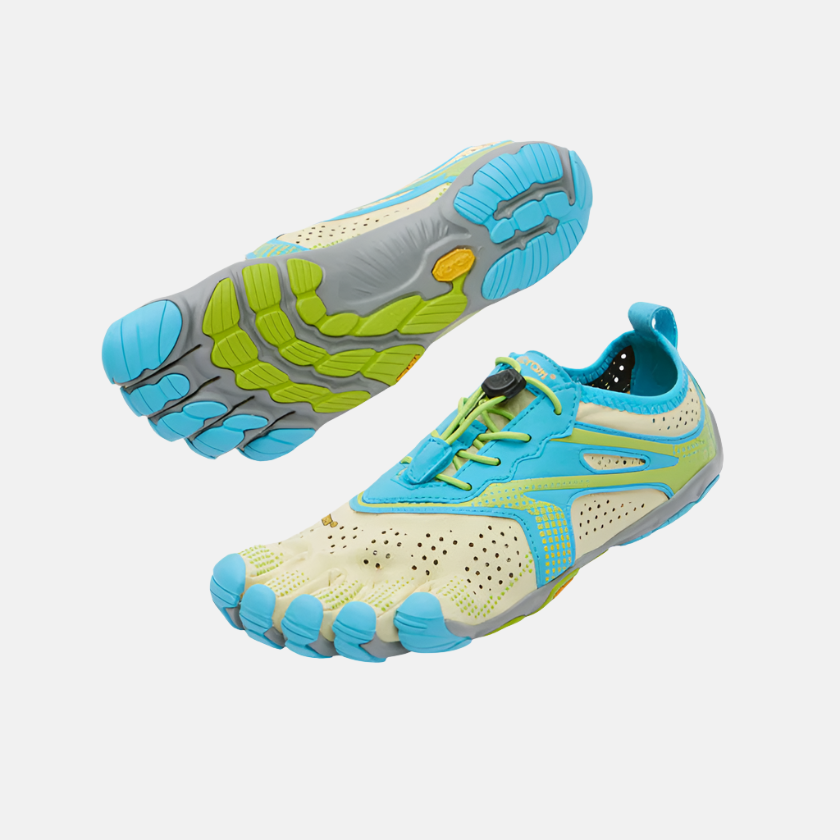 Vibram V-Run Women's Barefoot Running Footwear -Lime/Blue