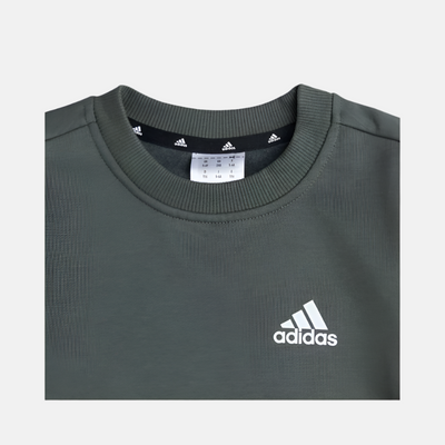 Adidas B 3Stripes Kids Girl Sweat shirt (5-16 Years) -Legend Ivy