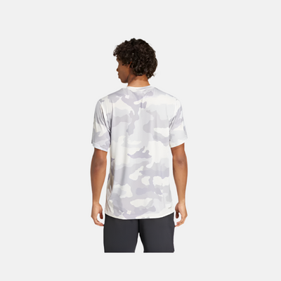 Adidas Train Essentials Camo Men's Training T-shirt -Chalk White