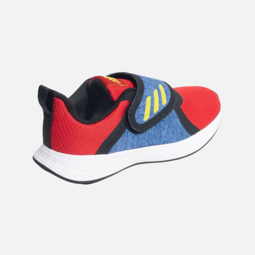Adidas Credulo 2.0 Kids Unisex Shoes (4-16Year) - Better Scarlet/Impact Yellow/Blue / Black