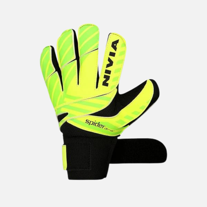 Nivia Ditmar Spider Goalkeeper Gloves Green Black Gambol