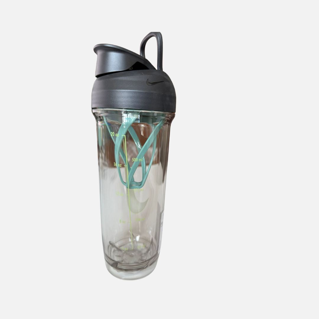 Nike Transparent Recharge 2.0 Gym Shaker Bottle -Clear/Black/Clear/Black/Volt/Clear Black/Royal Blue