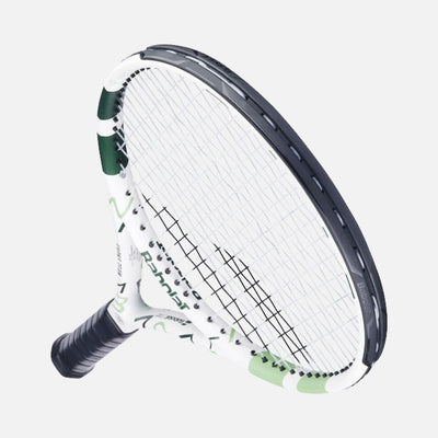 BABOLAT EVOKE TEAM WIM TENNIS RACQUET WHITE/GERRN - STRUNG