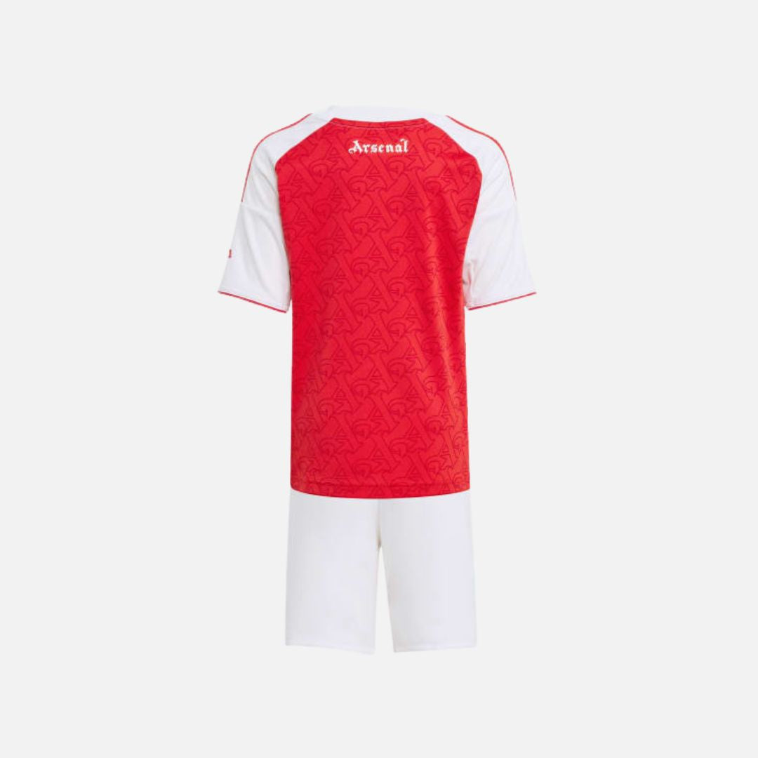 Adidas Arsenal 25/26 Home Mini Kit Kids Better Scarlet / White