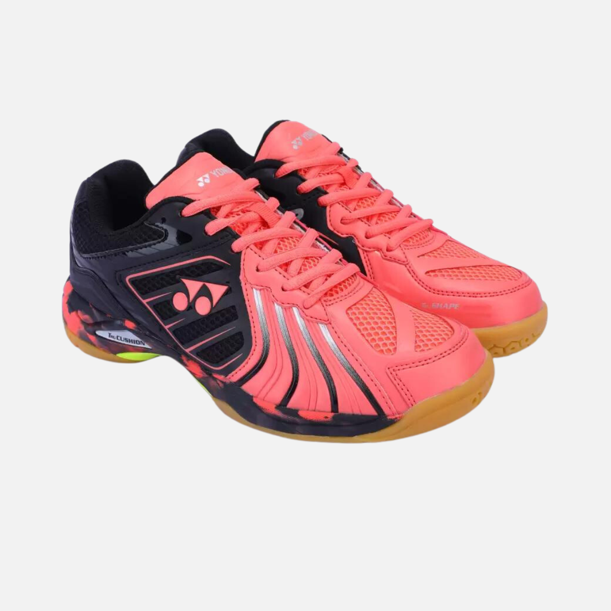 Yonex Super Light 2 Badminton Shoes - Neon Coral /Red