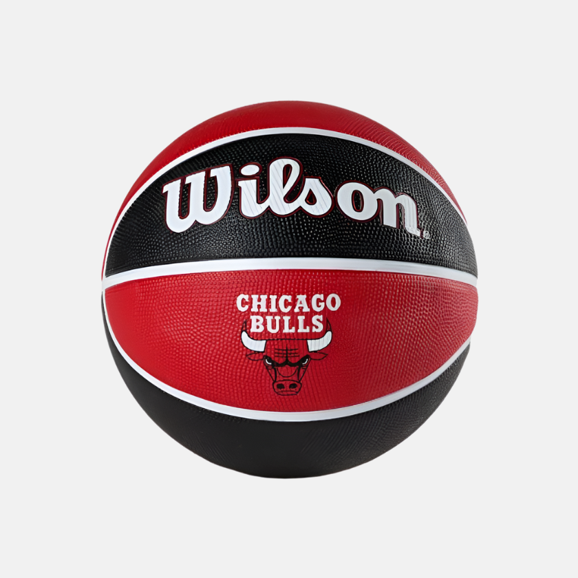 Wilson NBA Team Chicago Bulls BasketBall Size 7 -Red/Black