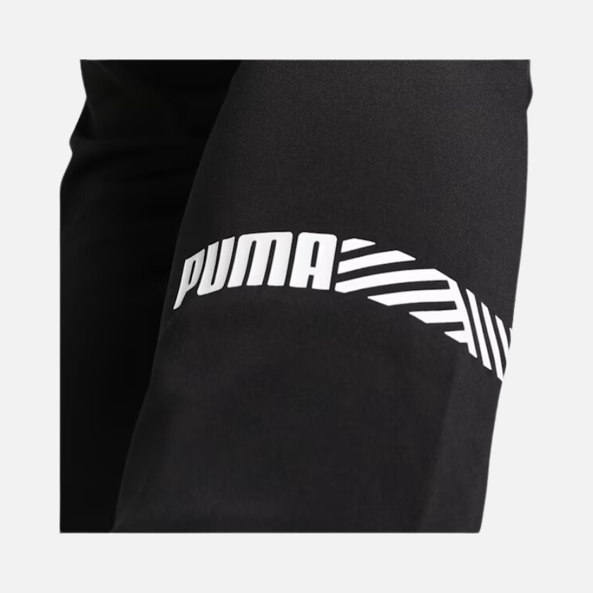 Puma Graphic Men's Slim Fit Track Pants -Black/Puma Black
