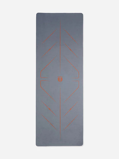 Core Yoga Mat-Black/gold-Grey/brick-Brick-Grey