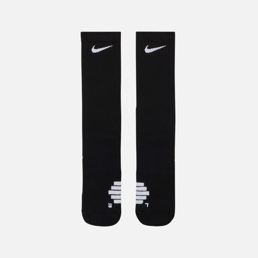 Nike Elite Crew Basketball Unisex Socks -Black/White/White