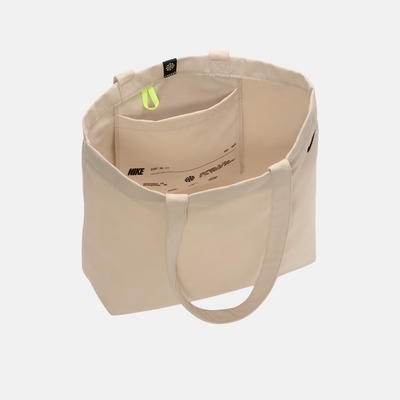 Nike Heritage 2.0 Tote Bag 22L - Oatmeal/Volt/Black